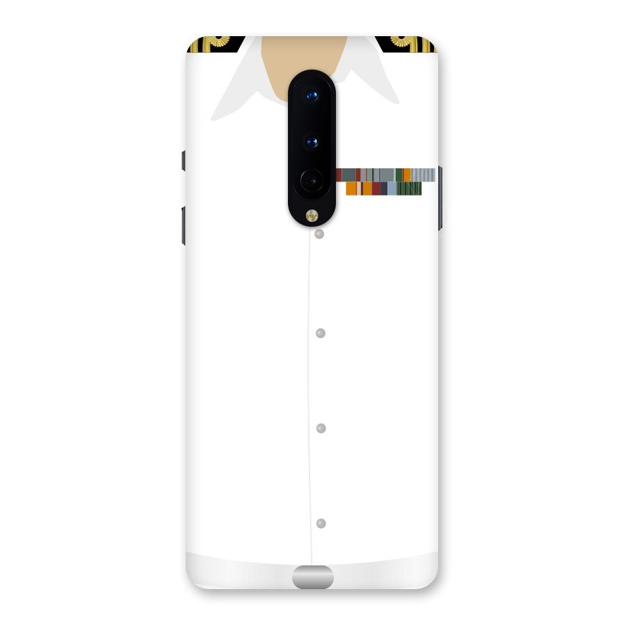 Navy Uniform Back Case for OnePlus 8