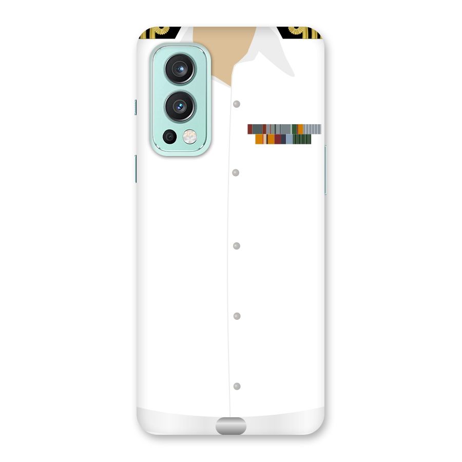 Navy Uniform Back Case for OnePlus Nord 2 5G
