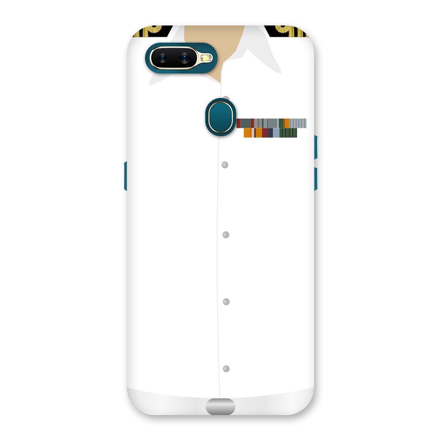 Navy Uniform Back Case for Oppo A11k