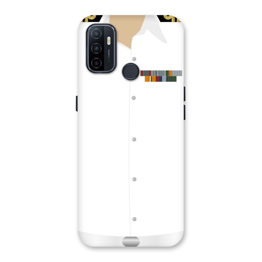 Navy Uniform Back Case for Oppo A32