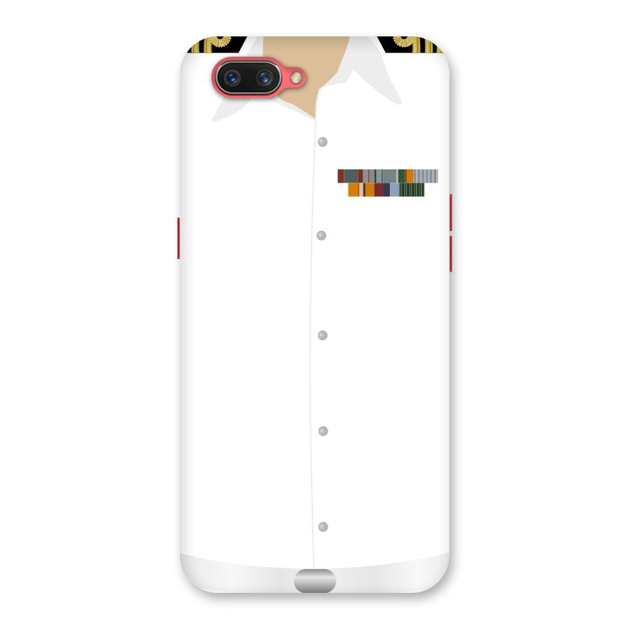 Navy Uniform Back Case for Oppo A3s