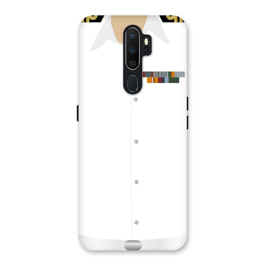 Navy Uniform Back Case for Oppo A5 (2020)