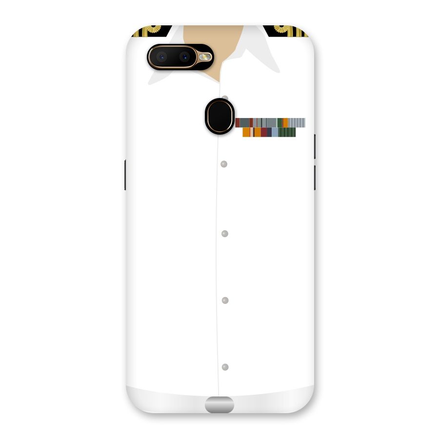 Navy Uniform Back Case for Oppo A5s