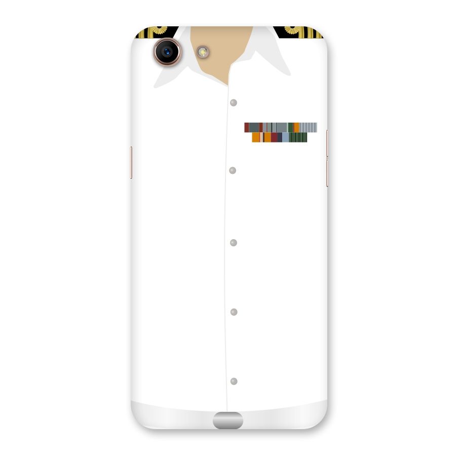 Navy Uniform Back Case for Oppo A83 (2018)