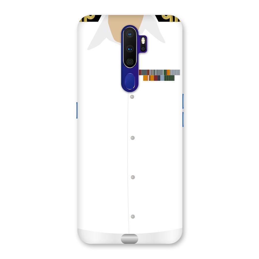 Navy Uniform Back Case for Oppo A9 (2020)