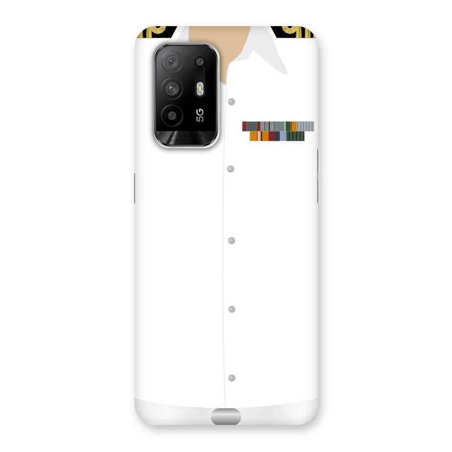 Navy Uniform Back Case for Oppo F19 Pro Plus 5G