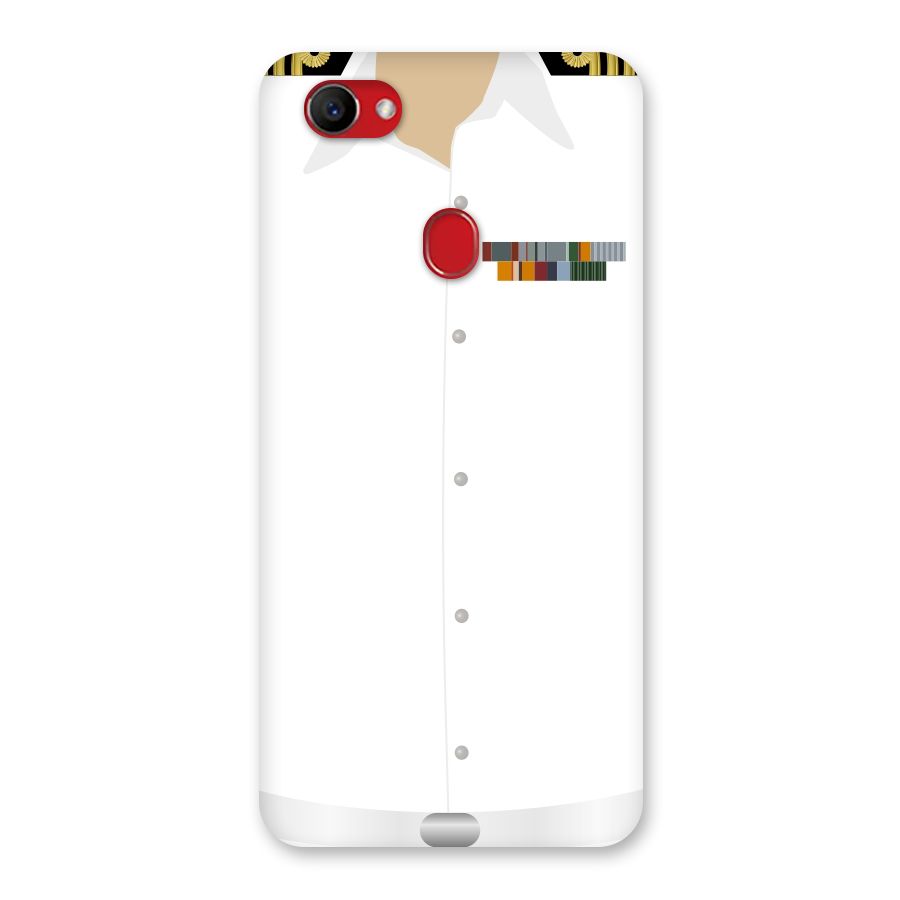 Navy Uniform Back Case for Oppo F7