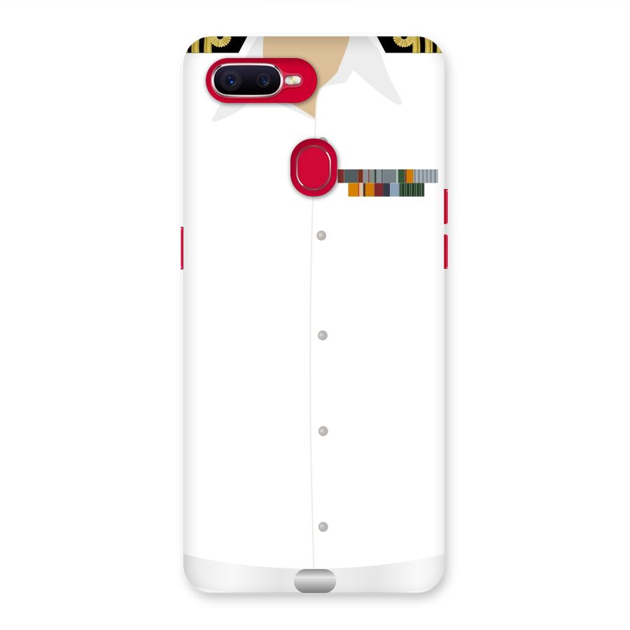 Navy Uniform Back Case for Oppo F9 Pro