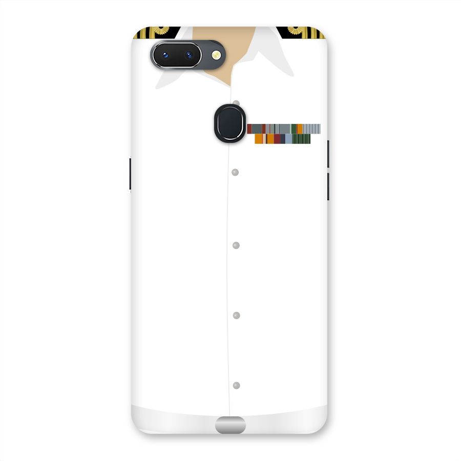 Navy Uniform Back Case for Oppo Realme 2