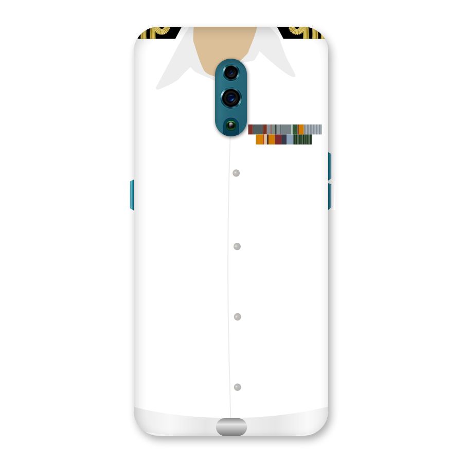 Navy Uniform Back Case for Oppo Reno