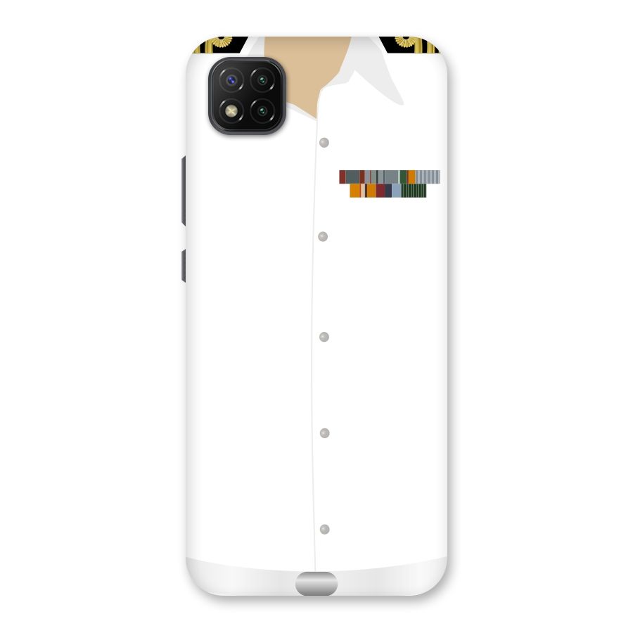 Navy Uniform Back Case for Poco C3