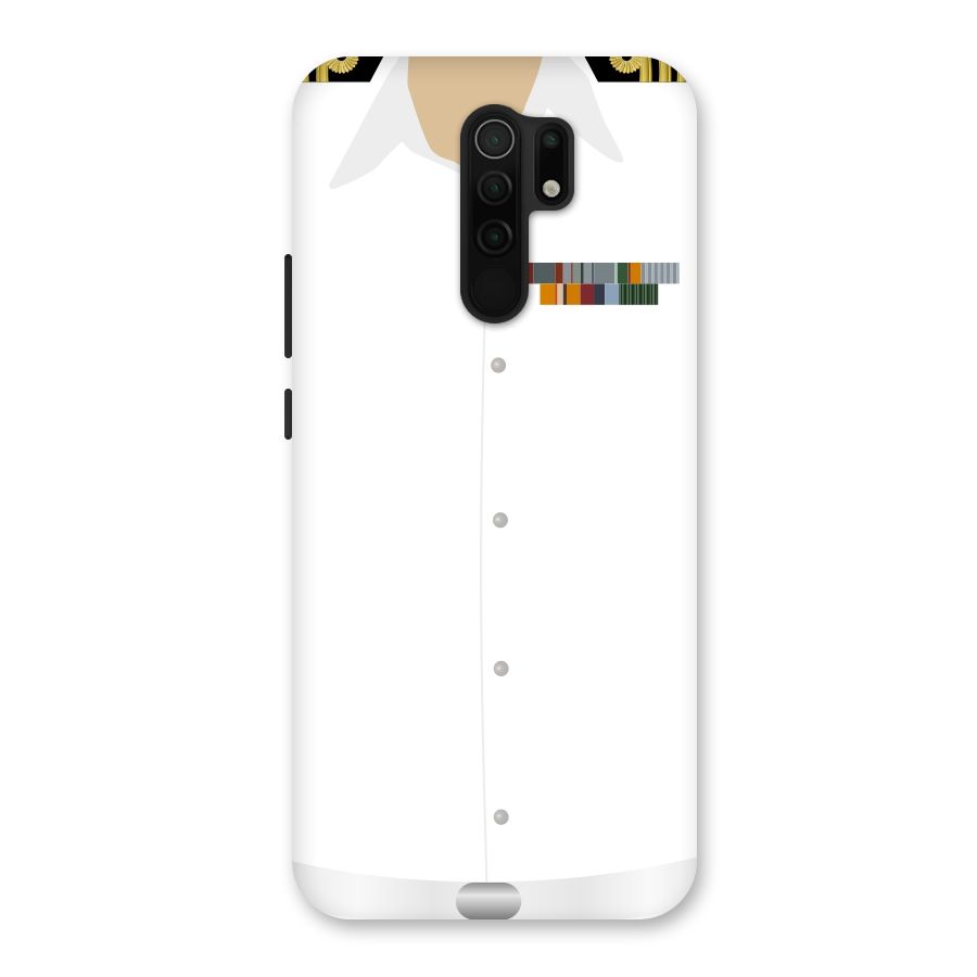 Navy Uniform Back Case for Poco M2