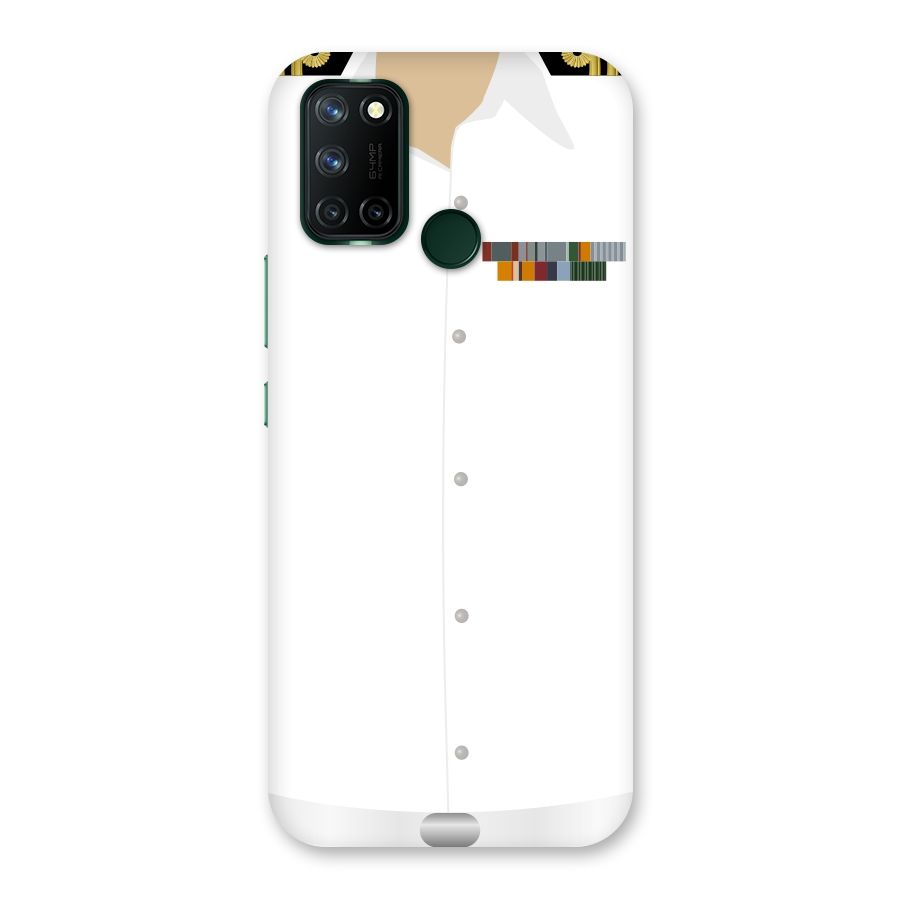 Navy Uniform Back Case for Realme 7i