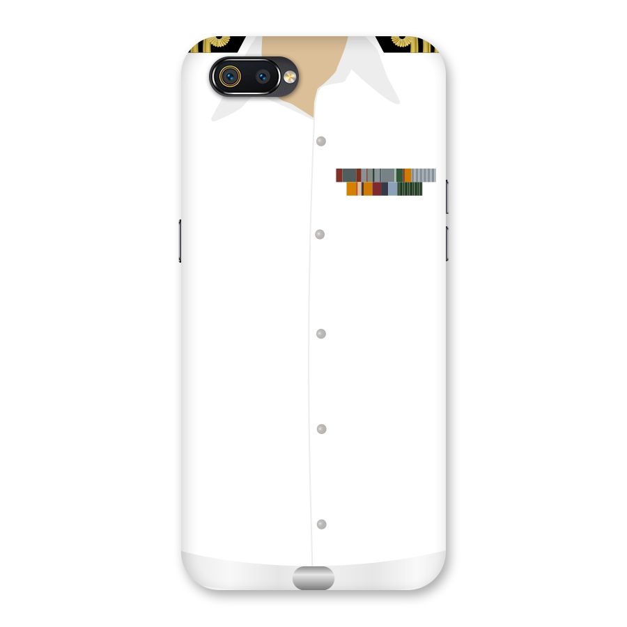 Navy Uniform Back Case for Realme C2