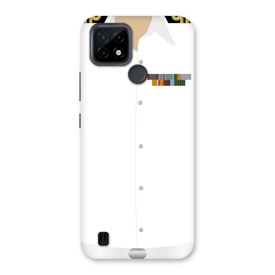 Navy Uniform Back Case for Realme C21
