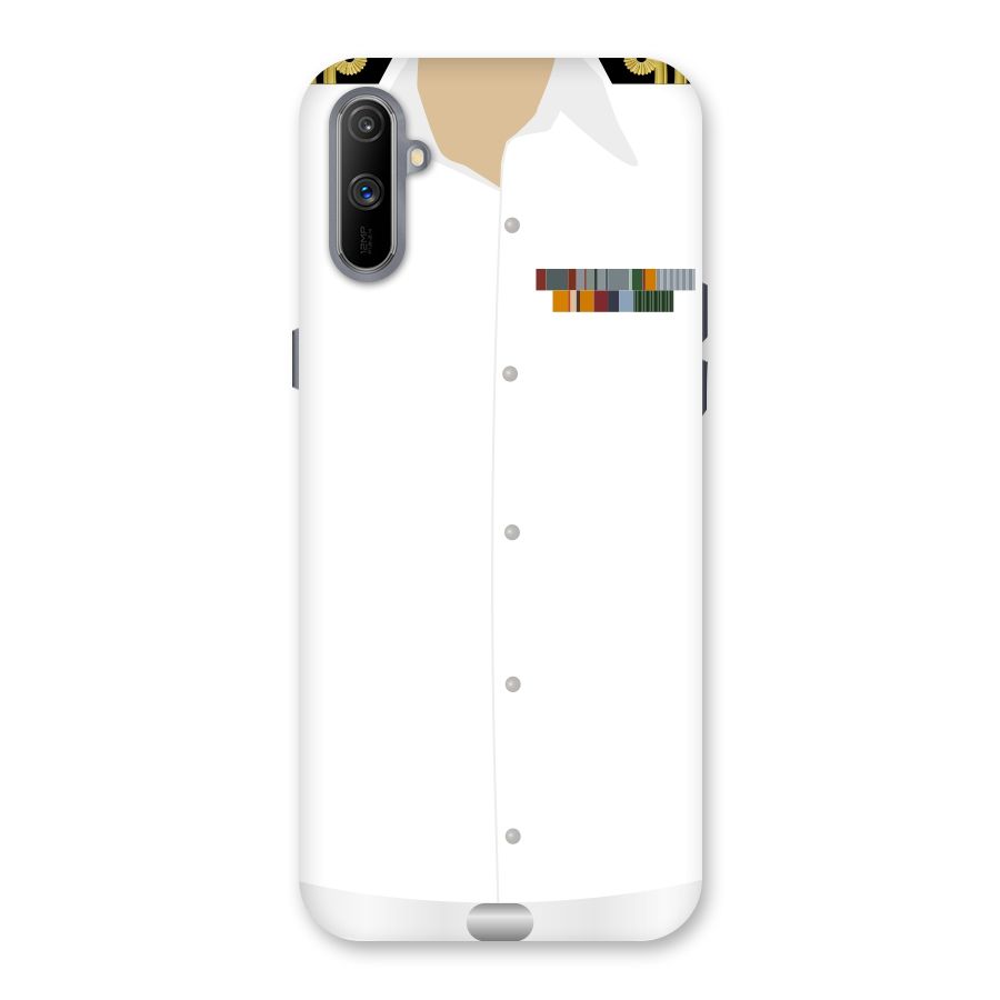 Navy Uniform Back Case for Realme C3