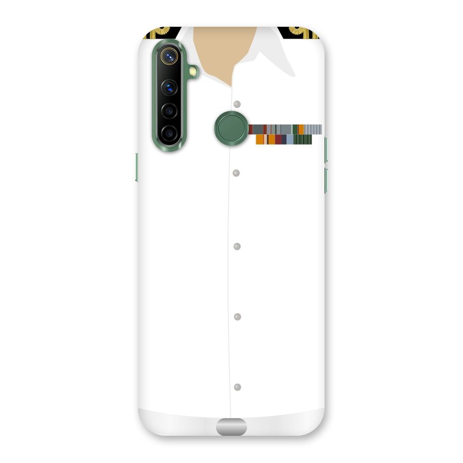 Navy Uniform Back Case for Realme Narzo 10