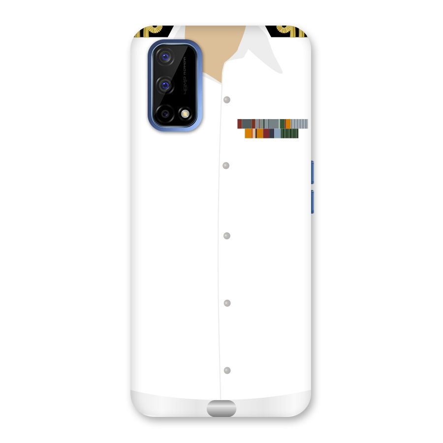 Navy Uniform Back Case for Realme Narzo 30 Pro