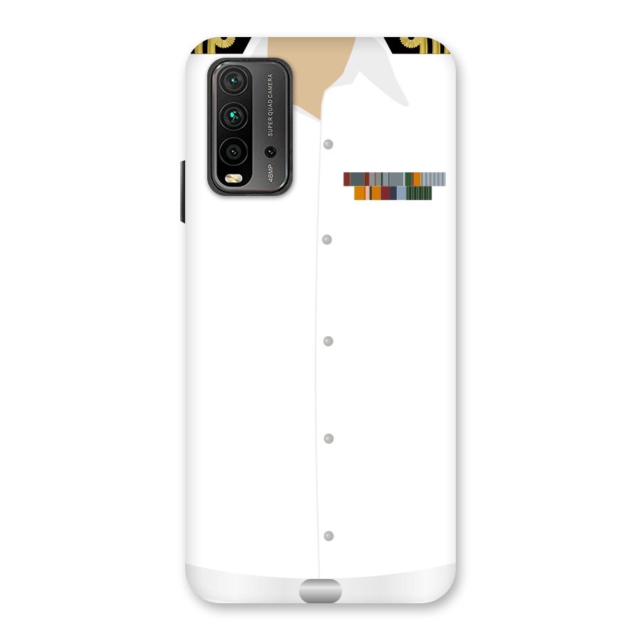 Navy Uniform Back Case for Redmi 9 Power