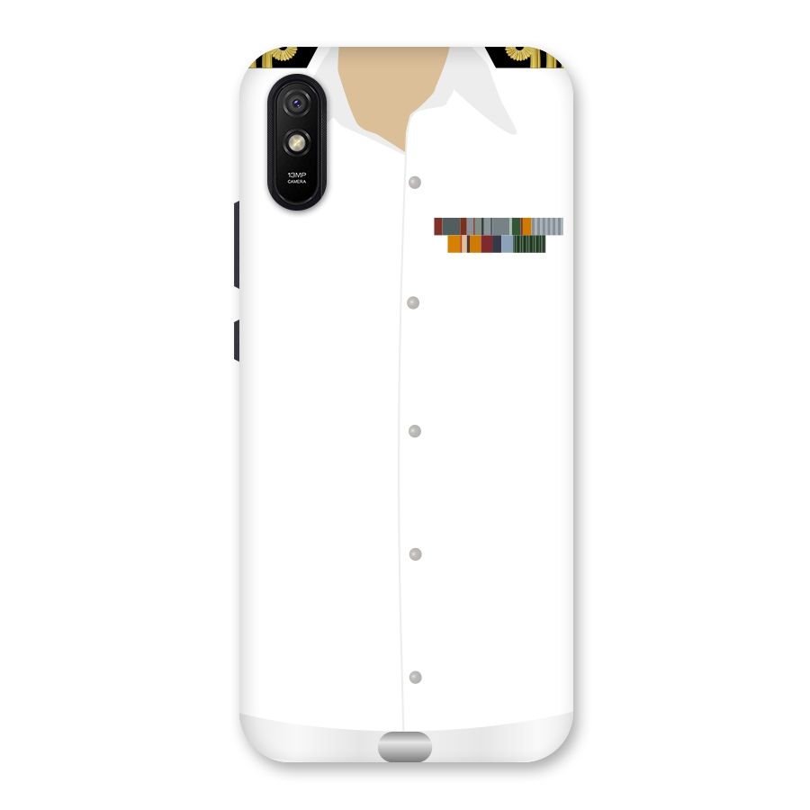 Navy Uniform Back Case for Redmi 9i