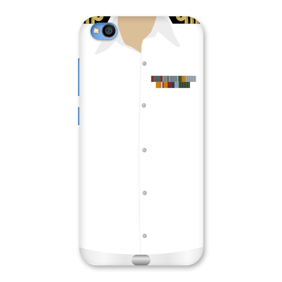 Navy Uniform Back Case for Redmi Go