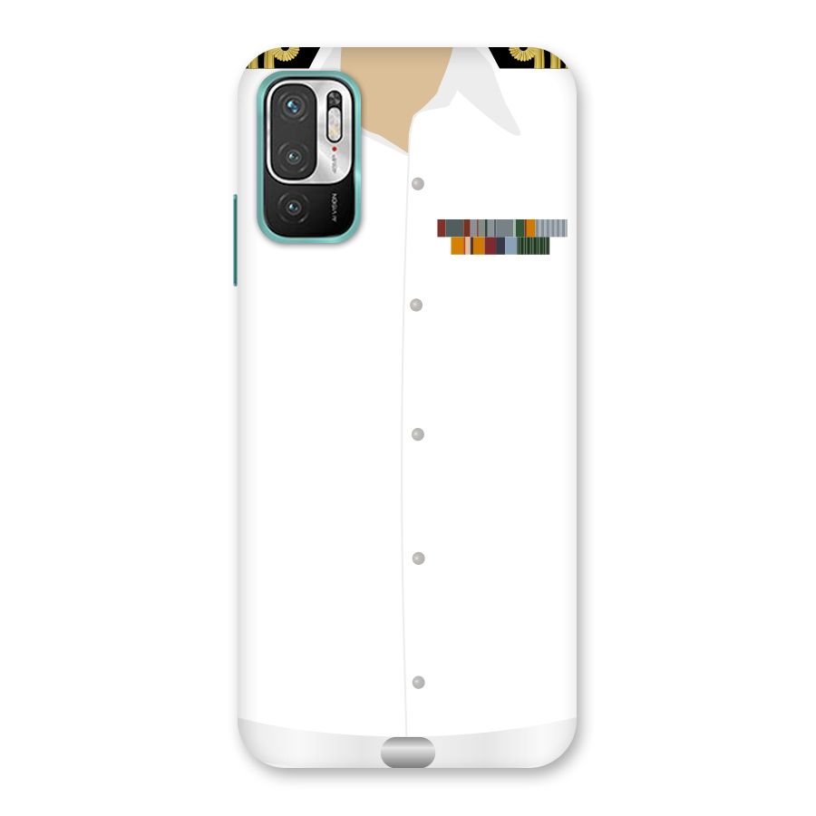 Navy Uniform Back Case for Redmi Note 10T 5G