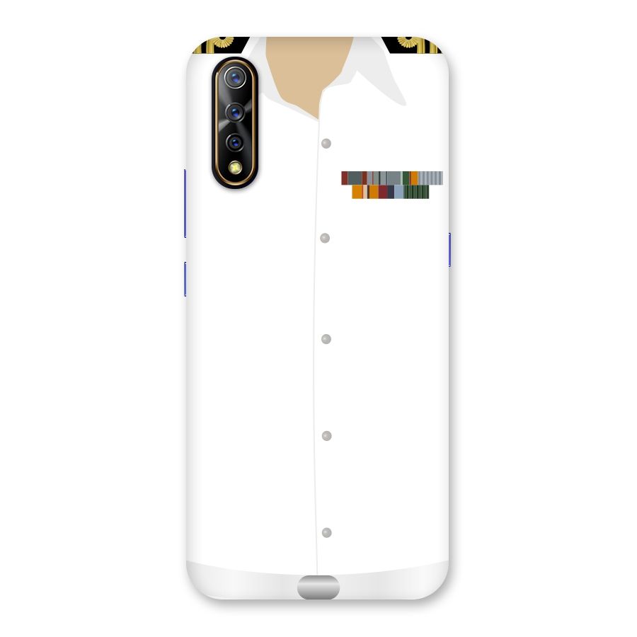 Navy Uniform Back Case for Vivo S1
