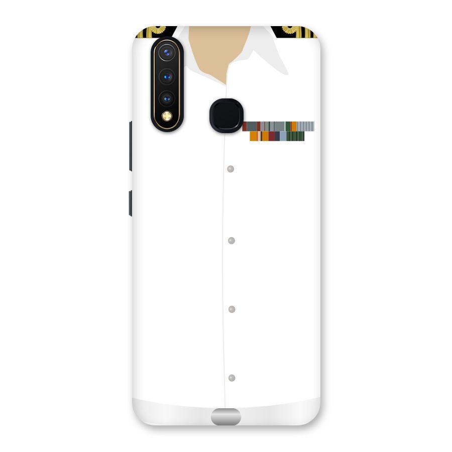Navy Uniform Back Case for Vivo U20