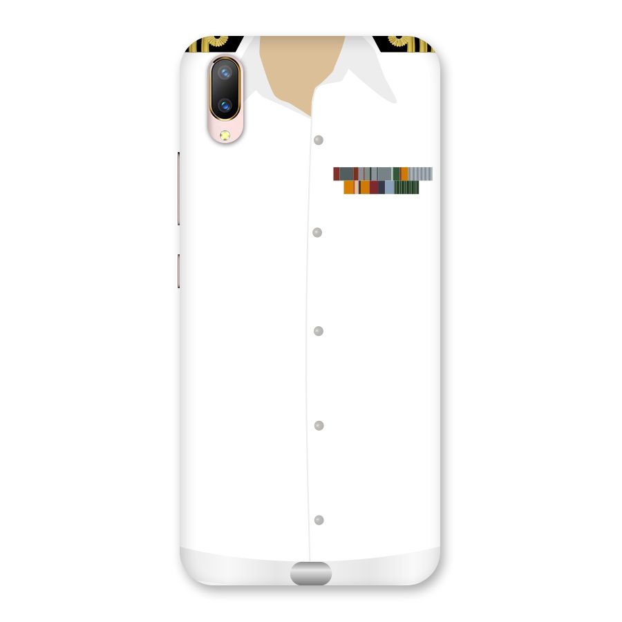 Navy Uniform Back Case for Vivo V11 Pro