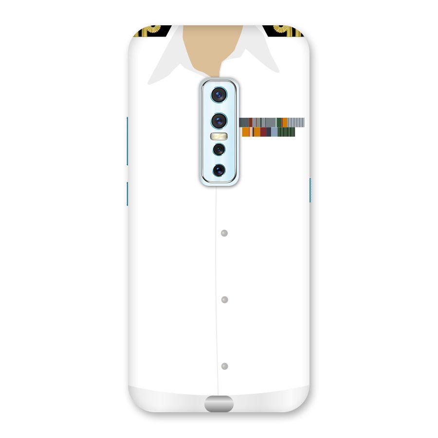Navy Uniform Back Case for Vivo V17 Pro