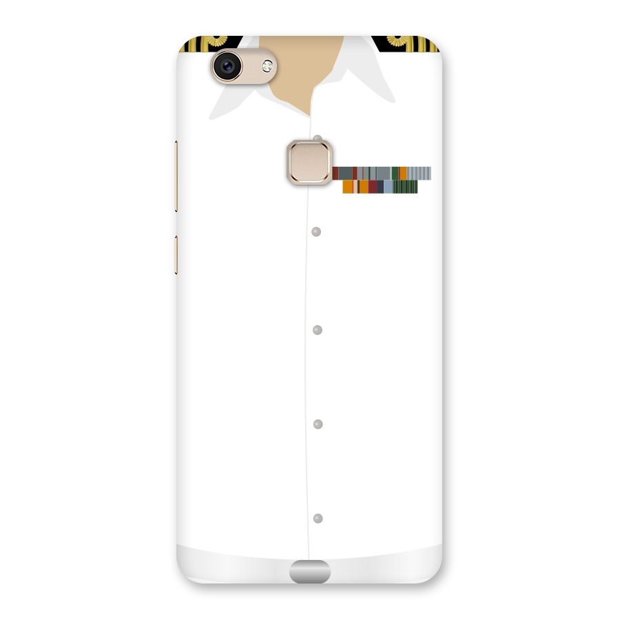 Navy Uniform Back Case for Vivo V7