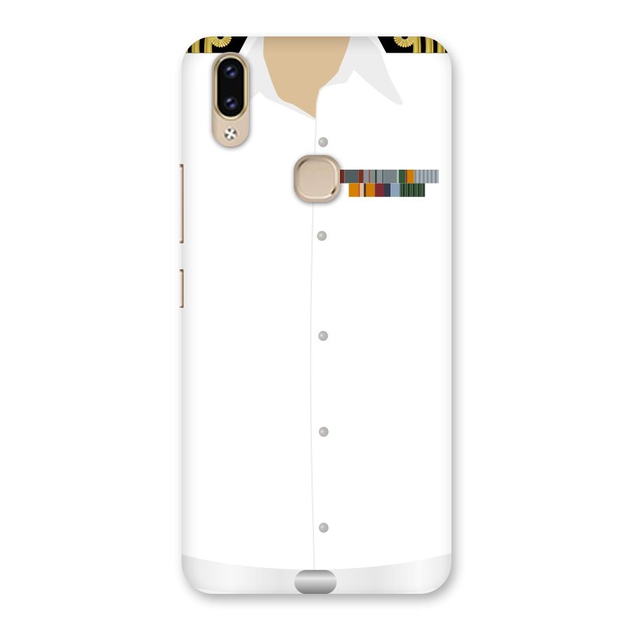 Navy Uniform Back Case for Vivo V9 Youth
