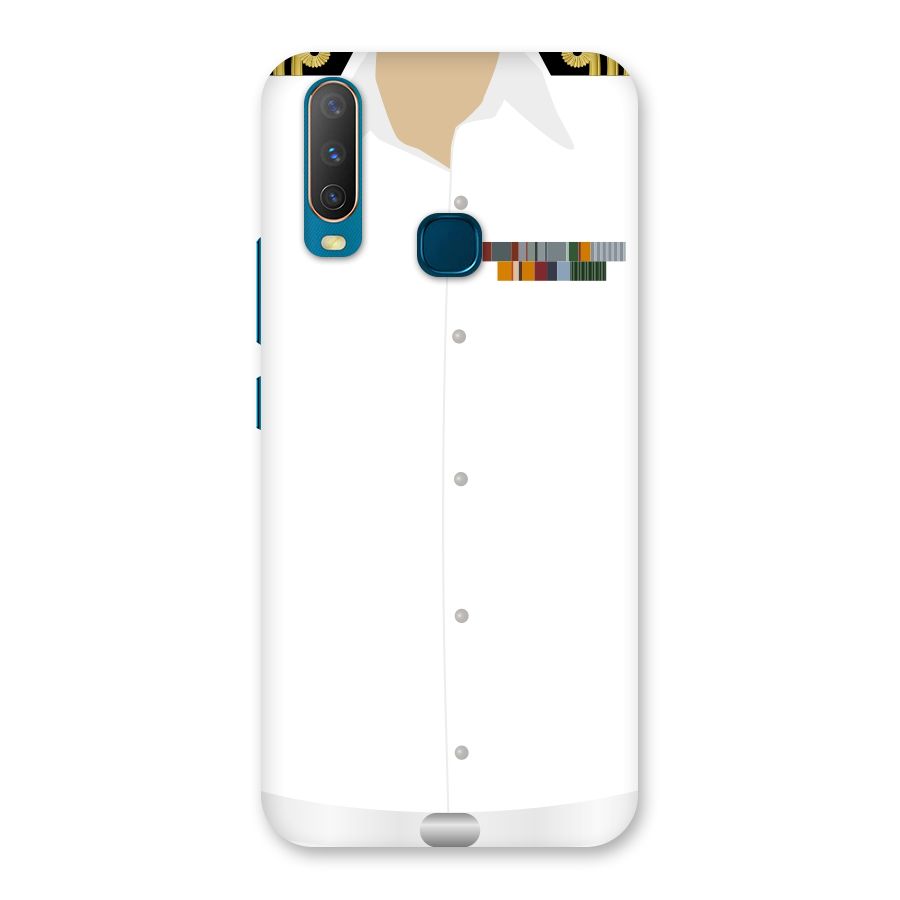 Navy Uniform Back Case for Vivo Y12