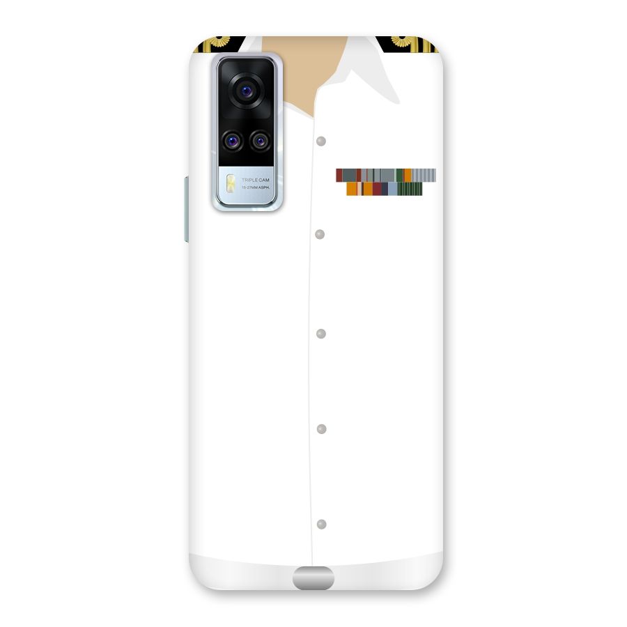 Navy Uniform Back Case for Vivo Y31