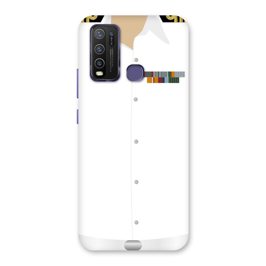 Navy Uniform Back Case for Vivo Y50