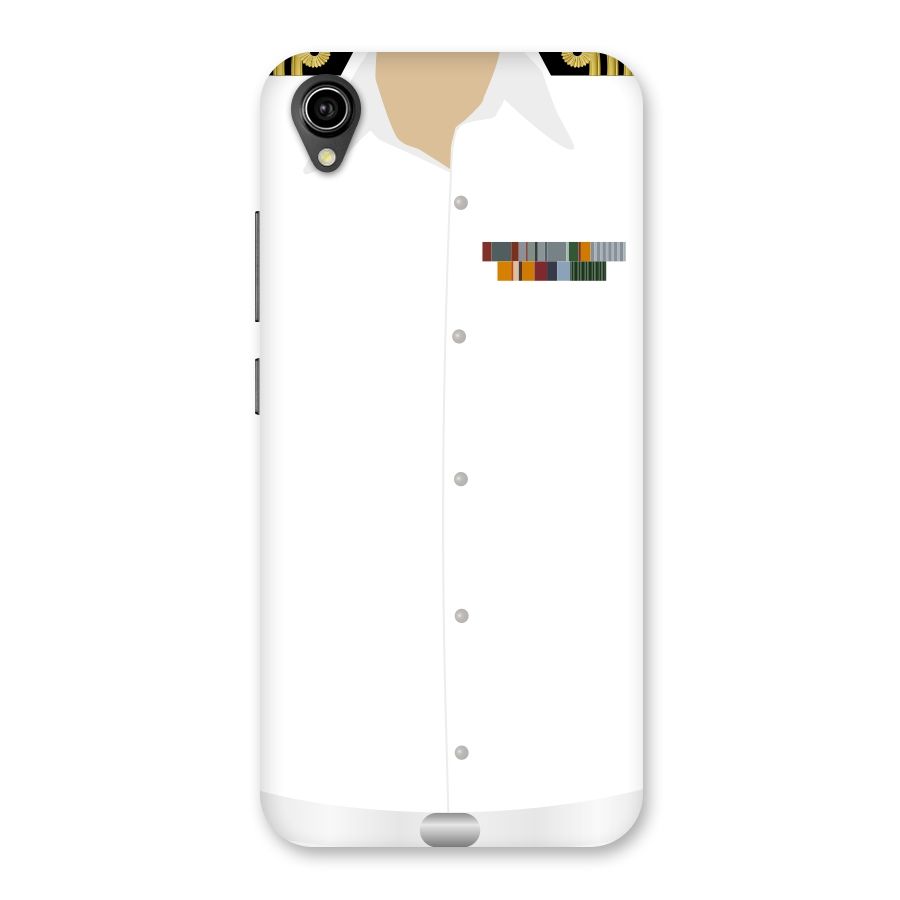 Navy Uniform Back Case for Vivo Y90