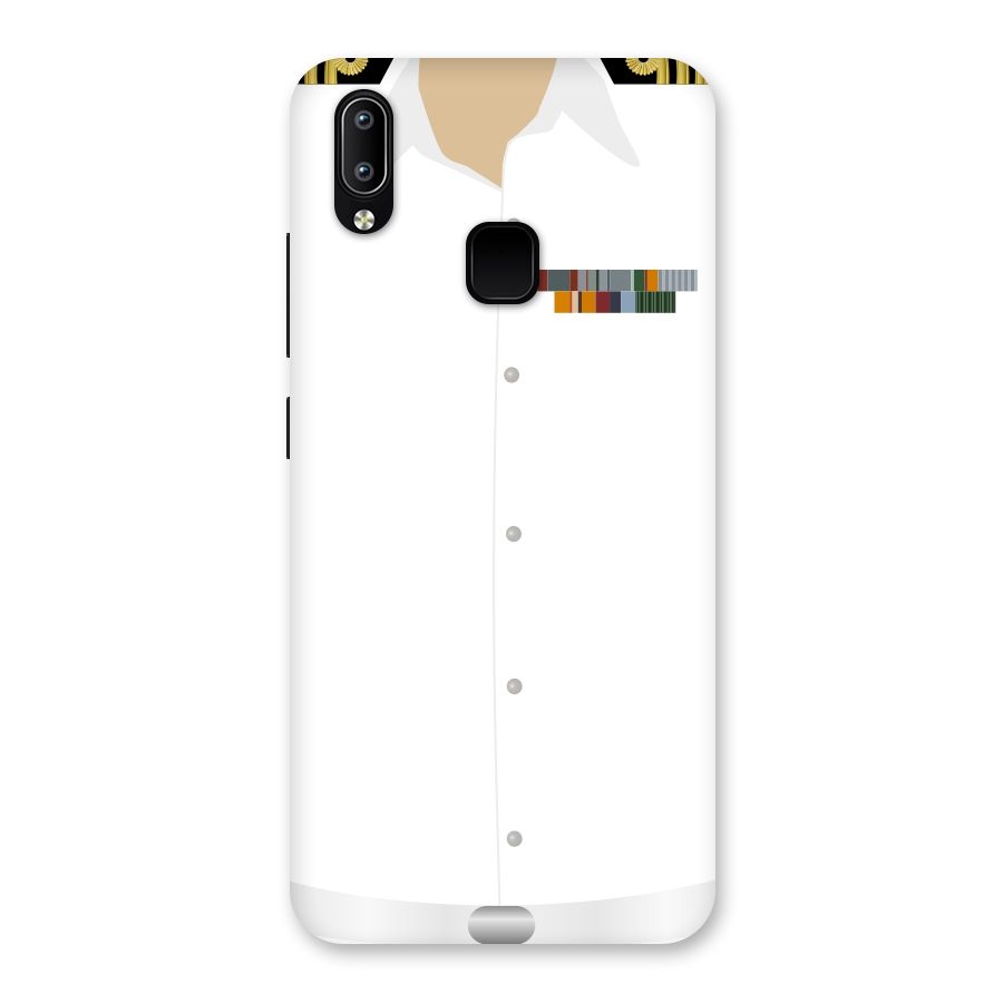 Navy Uniform Back Case for Vivo Y93