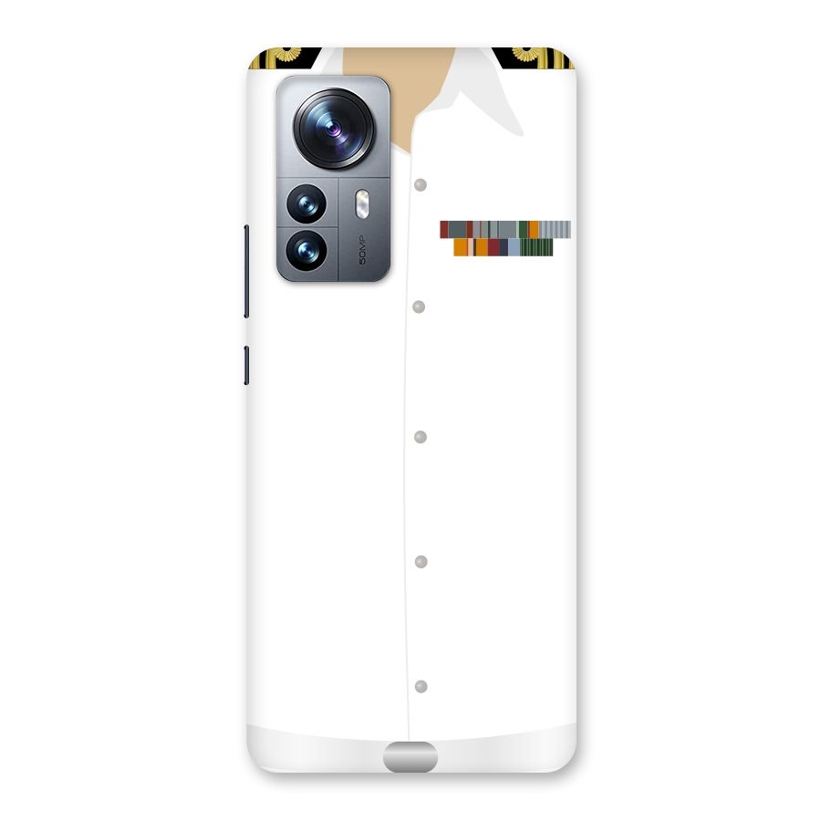 Navy Uniform Back Case for Xiaomi 12 Pro