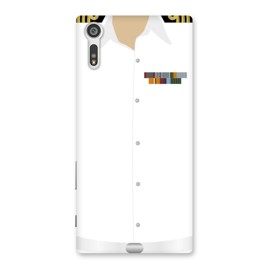 Navy Uniform Back Case for Xperia XZ