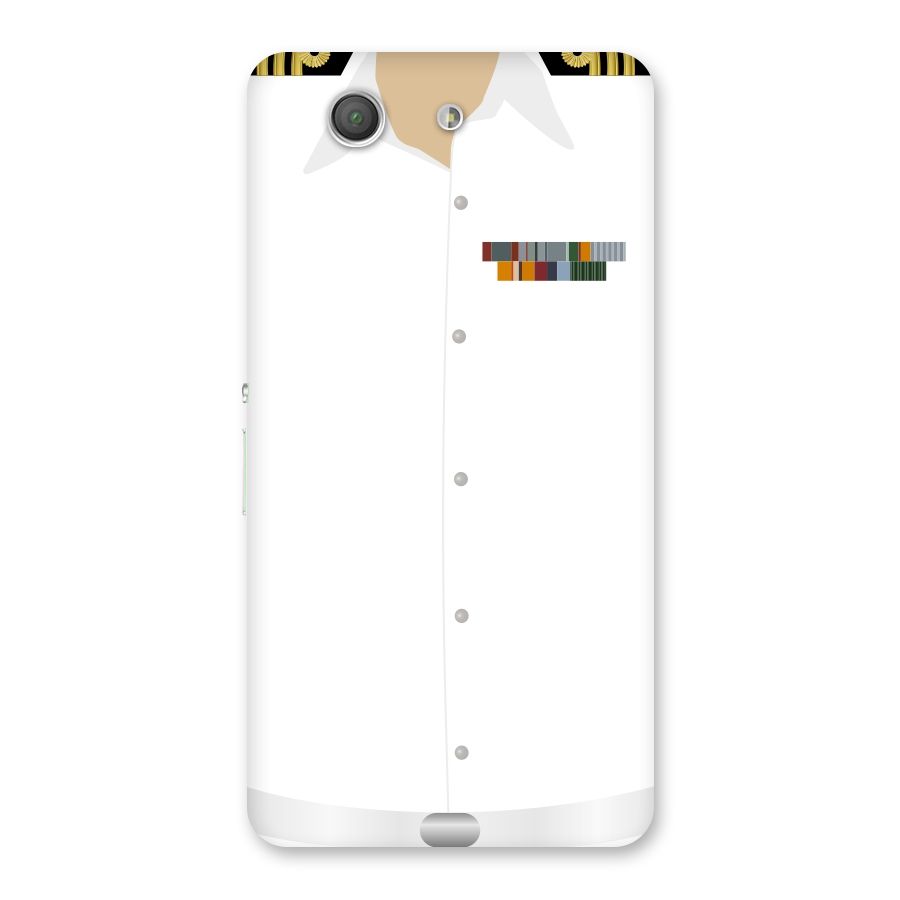 Navy Uniform Back Case for Xperia Z3 Compact