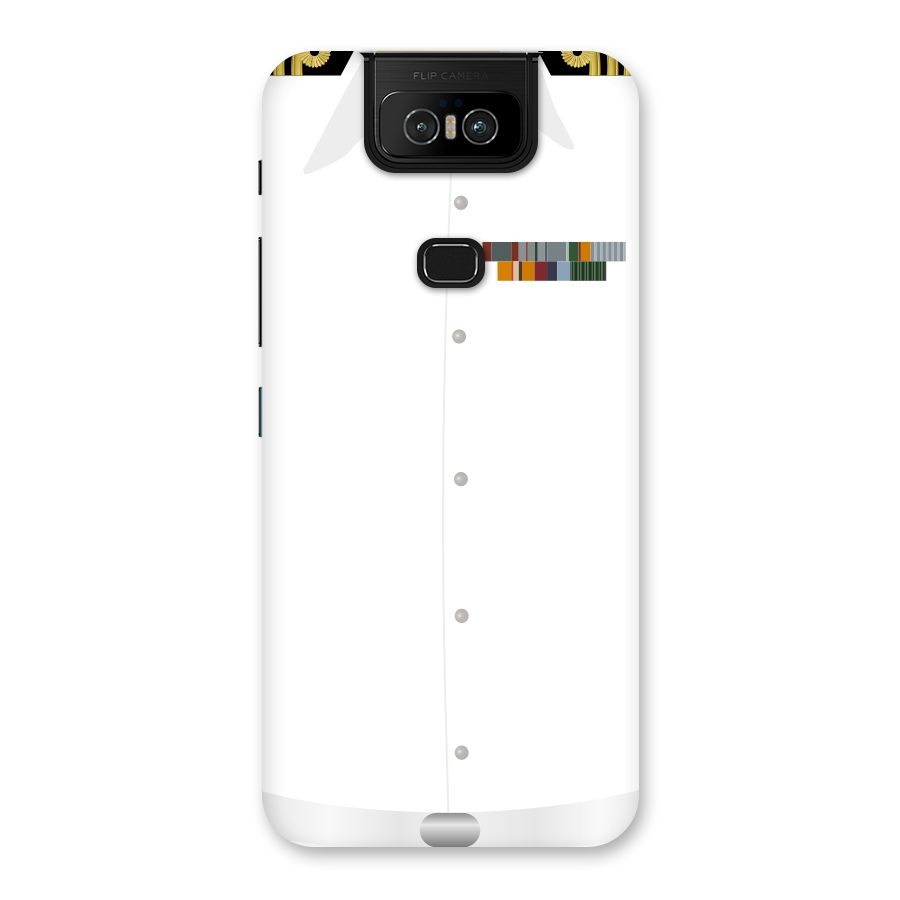 Navy Uniform Back Case for Zenfone 6z