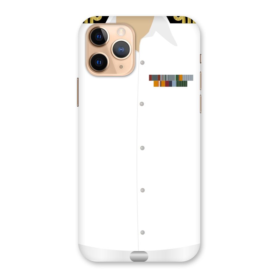 Navy Uniform Back Case for iPhone 11 Pro