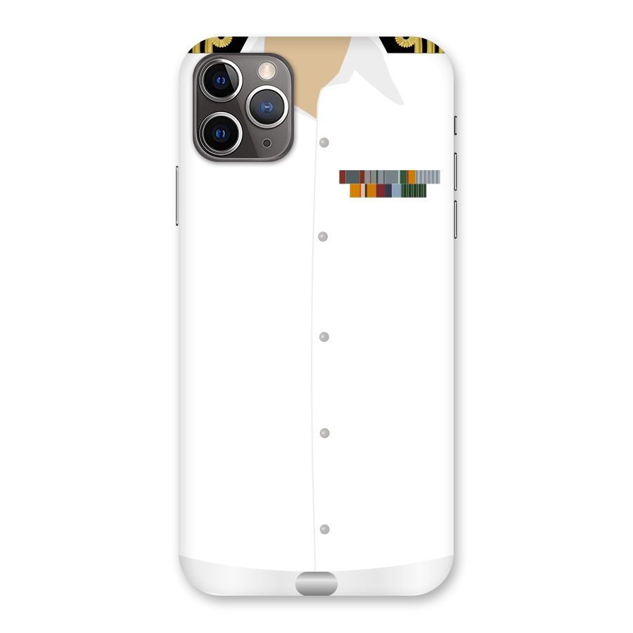 Navy Uniform Back Case for iPhone 11 Pro Max