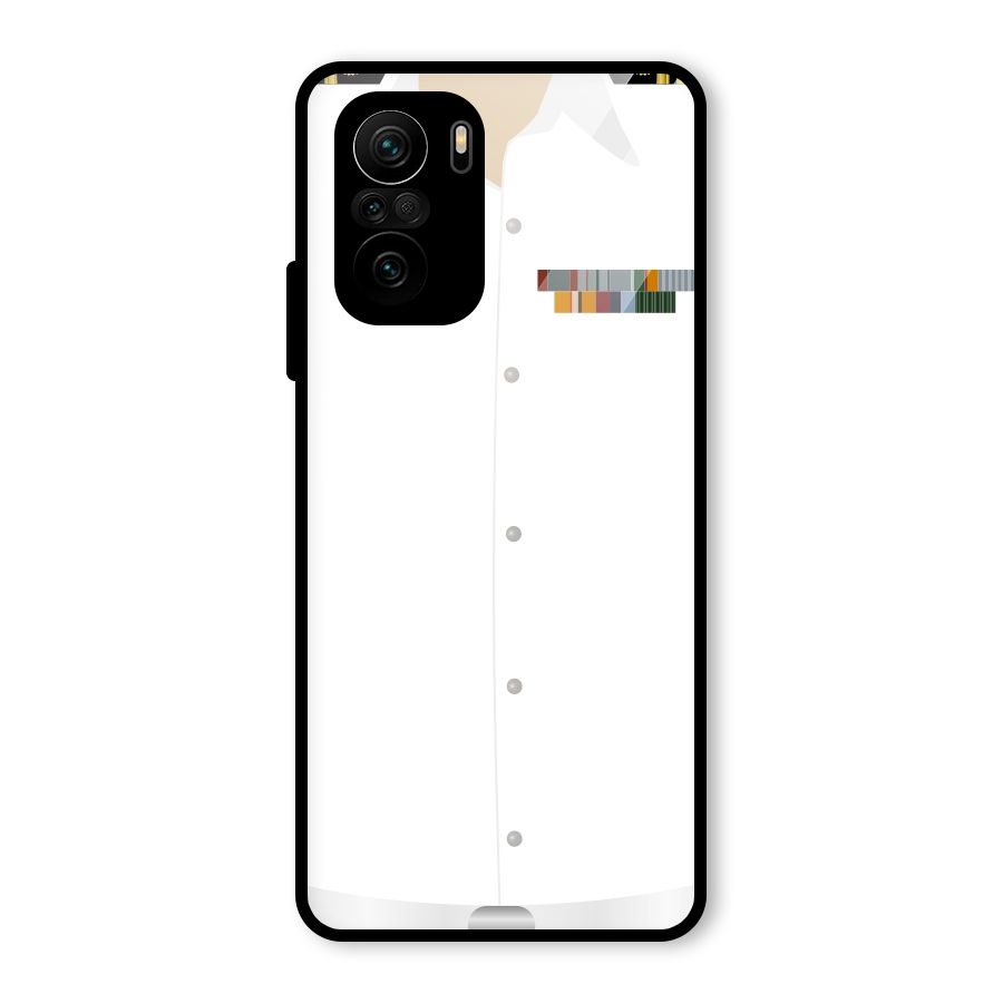 Navy Uniform Glass Back Case for Mi 11X Pro