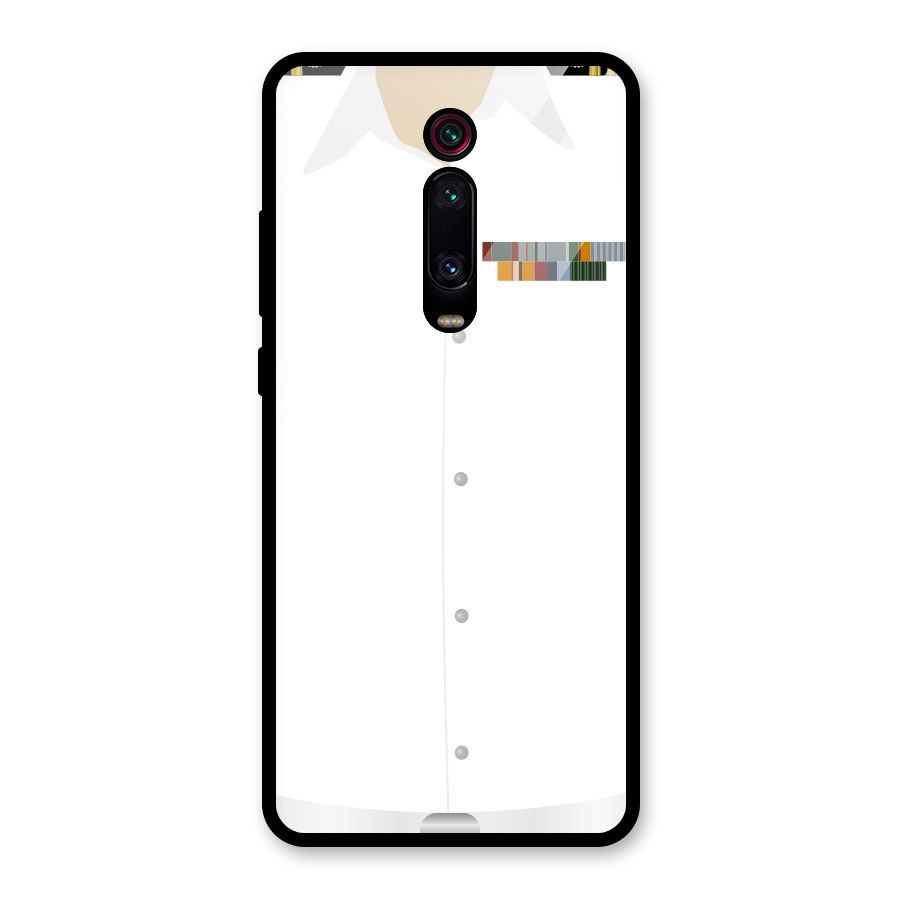 Navy Uniform Glass Back Case for Redmi K20 Pro