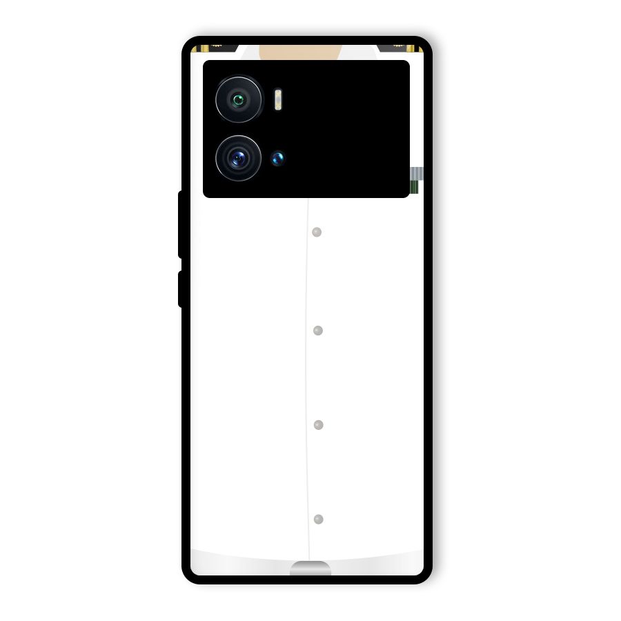 Navy Uniform Glass Back Case for Vivo iQOO 9 Pro