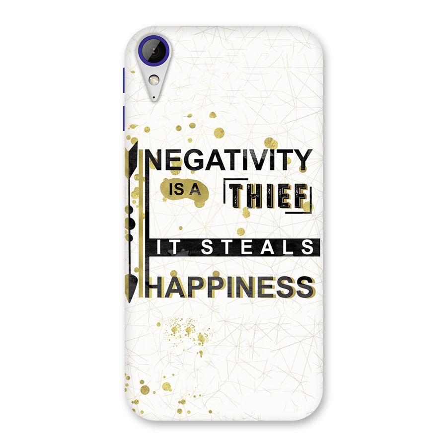 Negativity Thief Back Case for Desire 830