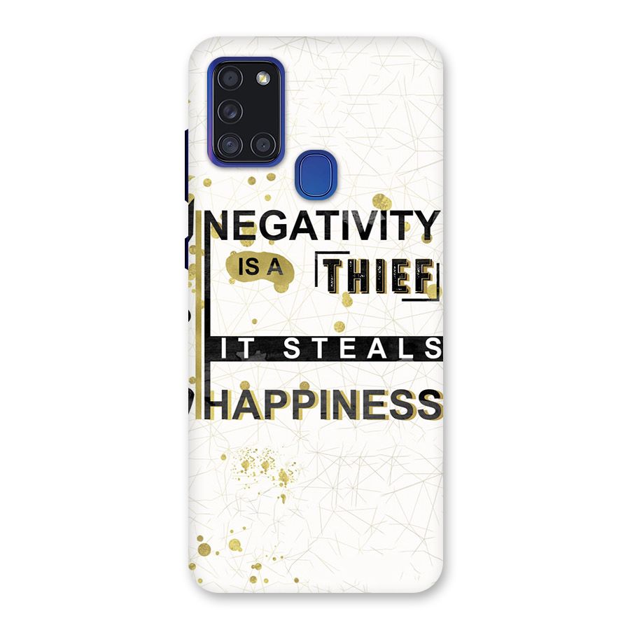 Negativity Thief Back Case for Galaxy A21s