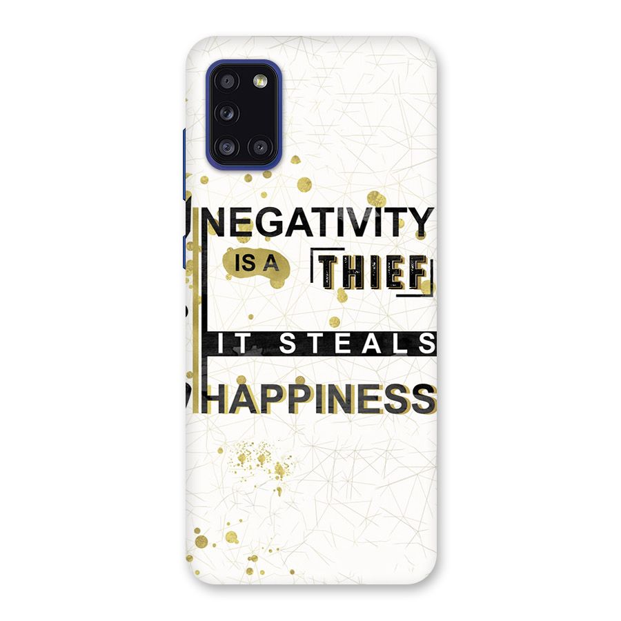 Negativity Thief Back Case for Galaxy A31