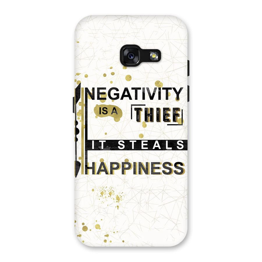 Negativity Thief Back Case for Galaxy A3 (2017)
